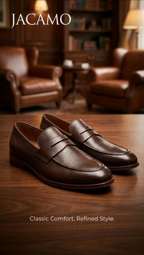 Jacamo men leather penny - jacamo, men’s