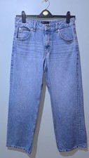 ASOS DESIGN Low Rise Light Blue Baggy Jeans  Size UK10(W28 L30)