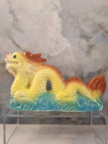 Vintage ceramic chinese dragon - ceramic,