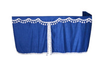 TRUCK SIDE CURTAINS - BLUE/WHITE  FIT MERCEDES,MAN,DAF,VOLVO,SCANIA , RENAULT