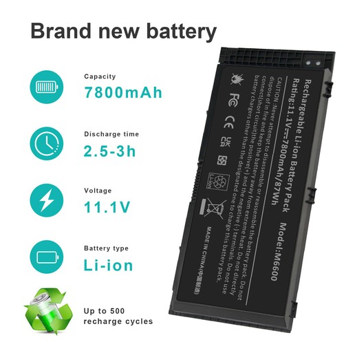 M6600 m6800 battery for dell - battery,
