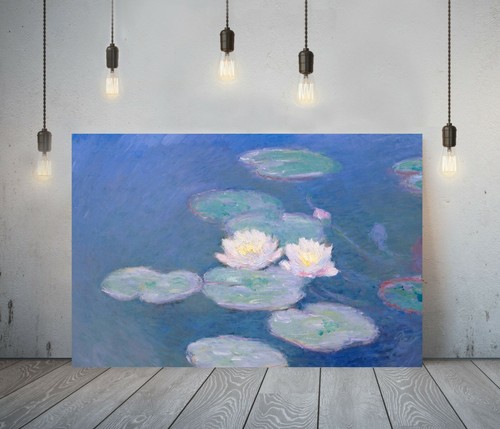 Monet waterlilies framed - waterlilies, -framed