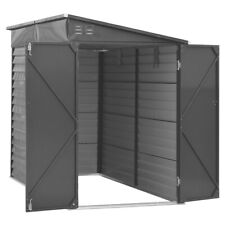 9FT Garden Garage Storage Shed Steel Frame Storage Bike Tool Shed Double Door UK