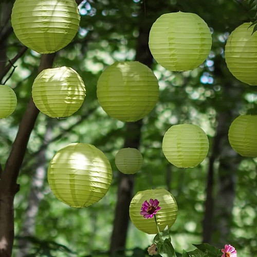 12pcs paper lantern lampshade - paper,