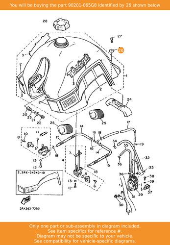 Yamaha washer plate - yamaha, washer,