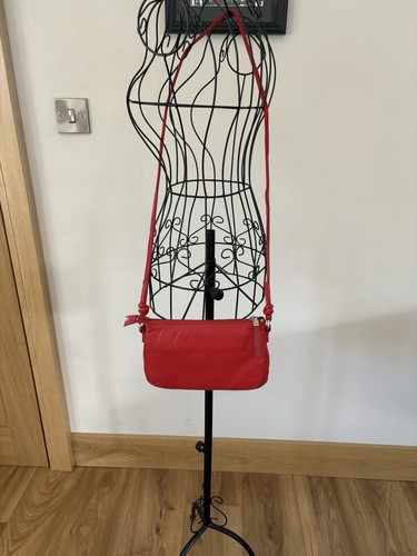 Faith red crossover handbag - red,