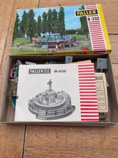 FALLER-GERMANY-HO-MODEL B232- RAILWAY DIORAMA SCENERY-TOWN CENTER FOUNTAIN 