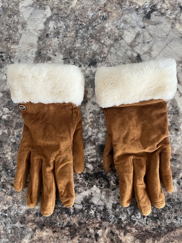 Ugg genuine leather gloves - leather,