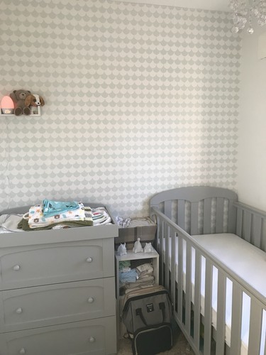 John lewis grey cot - cot, &