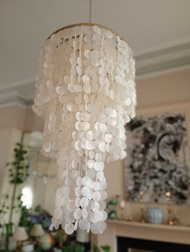 Stunning hand made capiz shell - stunning,