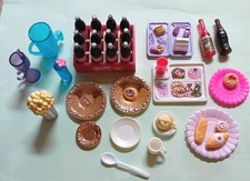 Barbie doll kitchen - barbie, tableware