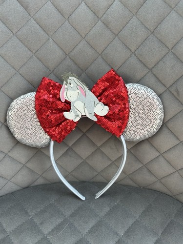 Disney eeyore silver sequin - disney,