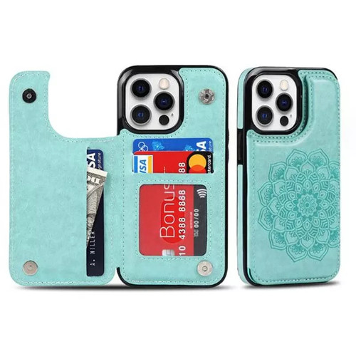 Floral leather wallet phone - wallet,