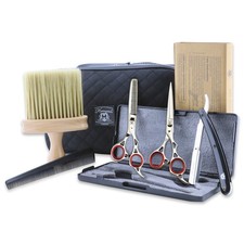 Personal Barber Kit, Silver Hair Dressing Kit for Professional & Personal Use