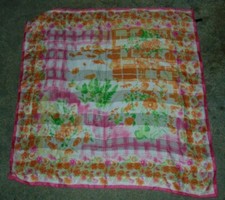 Scarf Polyester Poppies