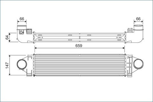 Valeo 822926 intercooler - valeo,