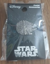 Star Wars The Millennium Falcon Pewter Pin Badge Brand New
