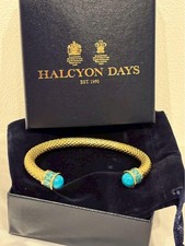 Halcyon Days Gold Turquoise