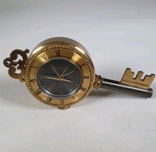  Swiza 8 Day 7 Jewels  Vintage Alarm Clock Swiss Made Collectable 