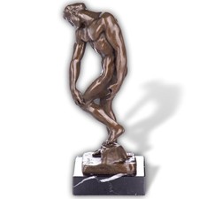 Sculpture bronze figure nude