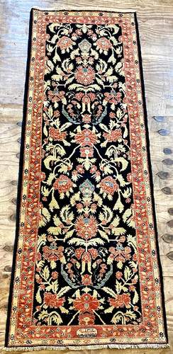 Art deco oriental wool floral - art,