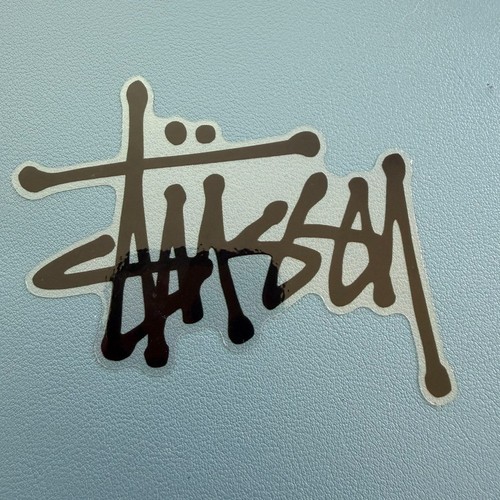 Clear backed stussy logo - clear, og