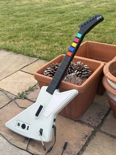 Xbox 360 guitar - hero, gibson