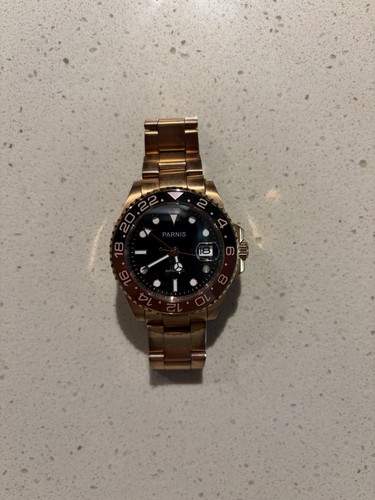 Parnis 40mm rose - gold, case