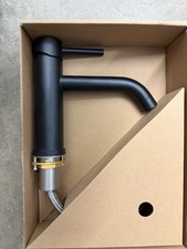 Black Mono Basin Mixer Tap - Arissa