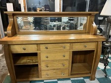 antique oak sideboard buffet