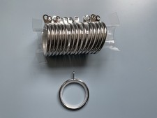 Chrome Metal  Curtain Rings