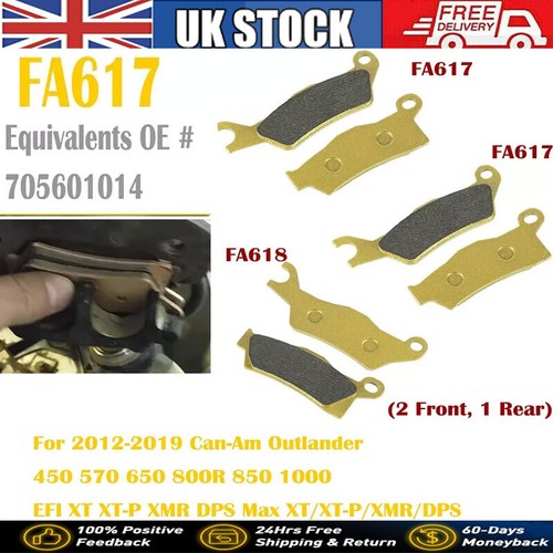 Front rear brake - rear, for
