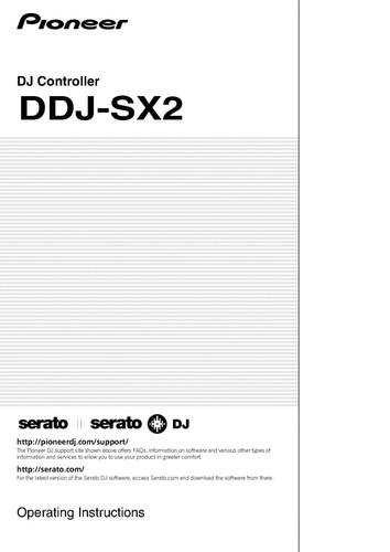 Pioneer ddj sx2 controller - ddj-sx2, dj