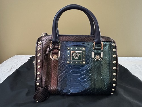 Versace multicoloured python