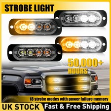 4X 4LED Strobe Marker Flashing