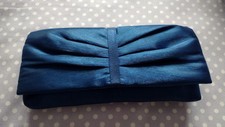 Clutch Bag  - Debut - Navy Blue With Wrist Strap