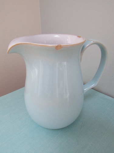 Denby pale blue jug - pale,