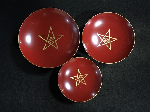 S1004 vintage japanese red - vintage,