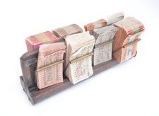 Bus Coach Conductors Wooden Mousetrap Ticket Rack (4 x 2)