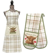 Highland cow double oven - highland,