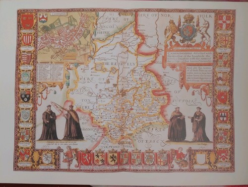 Old map cambridgeshire john - old,