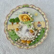 Cherished Teddies - Mother's Day - Dated 1997 Plate - Hope With Tulip - 203025