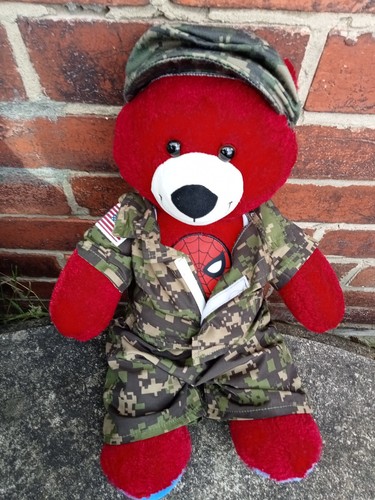 Build bear plush spiderman - bear,