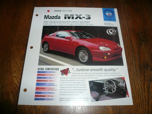 1991 mazda 8 v6 - mx-3,
