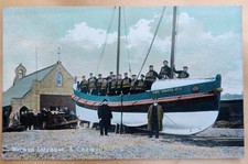 Old Postcard of Walmer Lifeboat & Crew, Kent