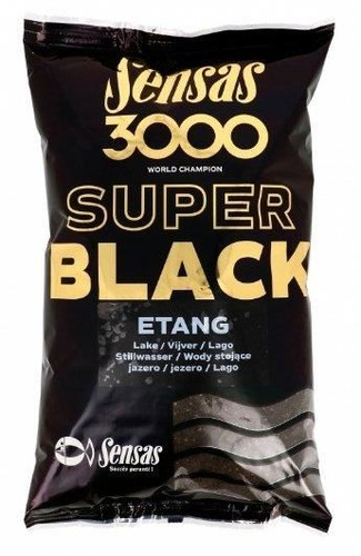 Sensas super black etang - super, 1kg