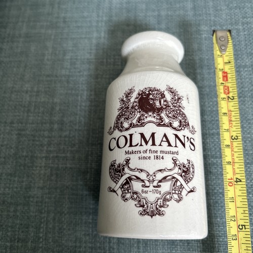 Antique colman mustard pot - antique, colman's