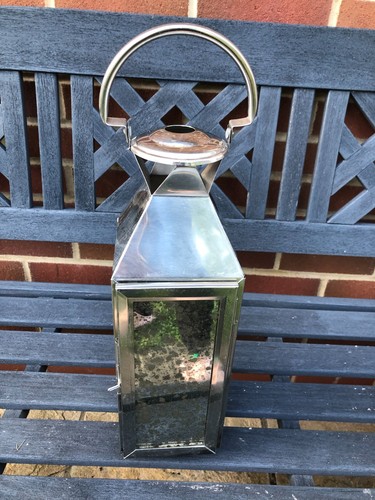 Lantern mirrored pillar style - mirrored,