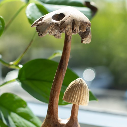 Handmade parasite wood art - parasite,