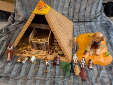 Playmobil 4240 4242 Egyptian Pyramid Sphynx From 2008 Incomplete Set No Box
